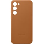 Samsung Galaxy S23+ 5G Leather Case - Camel