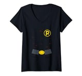 Batman New Robin Uniform T-Shirt avec Col en V