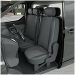 DBS - Housse de siège Auto / Utilitaire - Sur Mesure pour fiat Scudo et citroen Jumpy et peugeot Expert (01/2007 - 03/2016)