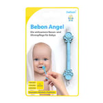 bebon BEB2001 Angel - Le meilleur nettoyant nez et oreilles pour bébé | Visible plus efficace que les aspirateurs nasal/nez, bleu