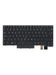 Lenovo - notebook replacement keyboard - Laptop tagentbord - till ersättning - Finska - Svart