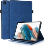 Samsung Galaxy Tab A8-10.5"" 2021 Coque Tablette, Pu Coque Tablet Adapté Au Samsung Galaxy Tab A8-10.5"" 2021, Fournir Des Côtés Et Une Protection De 4 Coins, Bleu