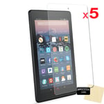 5x Screen Protector Cover for Amazon Fire 7" 9th / 7th Generation 2019 / 2017