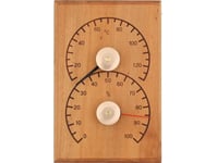 4Living Sauna Termometer-Hygrometer Alder