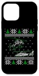 Coque pour iPhone 12 mini Aviation Hélicoptère Pilote Rotorcraft Aviateur Ugly Christmas