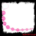 Pink Chain Of 10 Anal Beads