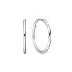 Avilé Jewelry Medium Hoops Øredobber Sølv AJ-B1-20-S - Dame - 925 sterling silver