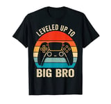 Leveled Up To Big Brother Est 2024 Promoted To Big Bro T-Shirt