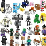 yc 29st Minecraft Mini Block Leksaker Actionfigurer Klossleksak Barnpresent