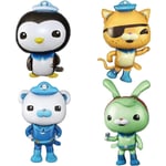 4 st Sea Life Animals Octonauts folie ballonger för barn födelsedag baby shower festdekorationer