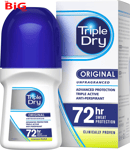 Triple  Dry  Original  Anti - Perspirant  Roll  on  50Ml |  72 - Hour  Protectio