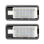 2 st LED-nummerplåtslampor för A3 S3 A4 S4 A6 C6 A8 S8 Q7 Db