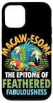 Coque pour iPhone 12/12 Pro Macaw-esome Incarnation de la fabuleuse à plumes