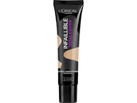 L’Oreal Paris L'oreal Paris, Infaillible Total Cover, Long Wearing, Cream Foundation, 9, Light Sand, 35 G For Women