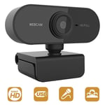 Webcam 1080P HD Stream Video Streaming, Enregistrement, Conférence Caméra Web numérique Vidéo HDR avec micro pour PC, ordinateurs portables et ordinateurs de bureau