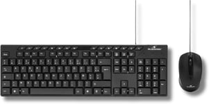 Pack Media Office Pack Clavier Souris Filaire Usb Clavier Azerty Ergonomique Et Souris Filaire Réactive - Ensembles Clavier Et Souris, Silencieux, Connexion Facile,[MOU140788]