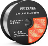 FEIFANKE Fil Fourré Sans Gaz 0,9MM, 1KG- E71T-GS General Purpose MIG MAG Welding Wire Reel D100 for Welding Machines, 1 Boîte