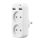 Wall USB Plug Adapter  Socket Outlet for Phone   USB Port 5V 2A USB2705