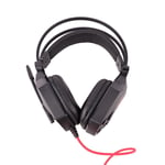 Spelheadset Hörlurar med mikrofon 3,5 mm USB Stereo LED-ljus PS4 PC Xbox One