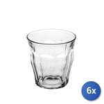 6 Glasses Duralex Picardie 31cl Tempered Glass Transparent