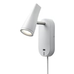 KILE LED Vägglampa med USB och Touch dimmer, 4,5W, Nielsen Light - vit