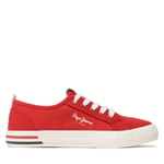 Sneakers Pepe Jeans Brady Basic Boy PBS30549 Röd