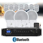 20x Speakers Bluetooth Amplifier Multizone Office PA Announcement Audio System