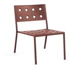 HAY - Balcony Lounge Chair - Iron red - Utendørs spisebordstoler - Ronan & Erwan Bouroullec - Rød - Metall