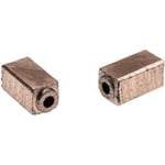 2x Balais de charbon pour moteur 10 x 5 x 5mm compatible avec Ambrogio moteur à roue L100, L200, L30, L300, L50, L60 tondeuse robot - Vhbw