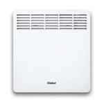 Vaillant eloMENT VER 100/5 Convecteur mural pour env. 10 m² (blanc), 230 V, 1,0 kW, radiateur électrique pour une chaleur fiable et rapide, suspension murale