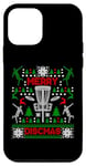 iPhone 12 mini Merry Discmas Disc Golf Ugly Christmas Sweater Party Case