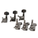 Small Square Fully Enclosed Locking Tuners 3L 3R Metal String Tuning Pegs Gu REL