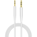 baolongking 2.5mm to 3.5mm Cable, Bose Headphone Cable, Replacement Stereo Aux Wire Audio Lead for Bose QC35 / QC35 II / QC25 / OE2 / JBL / E45BT / E55BT / E65BTNC Headsets (white)