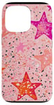 Coque pour iPhone 13 Pro Coque de téléphone motif léopard rose layette