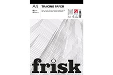 Frisk 23118234 Tracing Paper Pad A4 90gsm, Tranparent