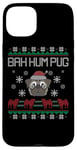 Coque pour iPhone 15 Plus Ba Ham Pull de Noël pour chien Motif carlin