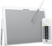 Pen Tablet Medium Bundle SE Tablette Graphique Pro à Stylet, Tablette de Dessin avec Quick Keys, 2 Stylets sans Batterie 12 Pouces Tablette Graphique pour Windows-Arm/Windows/Mac/Linux