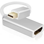 Câble adaptateur Mini DisplayPort/HDMI femelle Premium 4K Argent (288488) - Helos