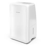 SHARP UD-T10AU-W Portable Dehumidifier 10L in White – Compact & Easy to Use, with a Sleek Design, Helps Reduce Allergies & Increase Home Comfort