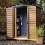 6 x 5 Deluxe Woodvale Metal Shed (Including Floor)