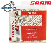 SRAM PC-870 PowerChain II 8 Speed Chain PC870 - 114 Links BOXED