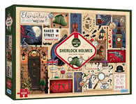 Book Club: Sherlock Holmes | 1000 Piece Puzzle | Literature Jigsaw | Sustainable Jigsaw Puzzle for Adults | Premium 100% Recycled Board | Great Gift for Adults | Gibsons Games