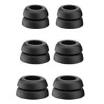 Ahastyle Soft Ear Tips (3-pack) Samsung Galaxy Buds FE svart