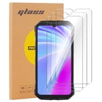 HuiYouMY Verre Trempé pour Doogee V30 Pro, Film de Protection écran en Verre trempé Pur, sans Bulles, Anti Rayures, Anti-Empreinte [ 6.58 Pouces, 9H Dureté, 0.3MM Épaisseur, 3 Pack ]