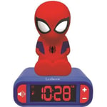 SPIDER-MAN - Réveil digital avec veilleuse lumineuse en 3D et effets sonores ...