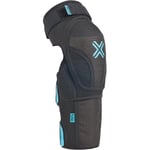 Protection Genou et Tibia Fuse Echo 75 - Taille L Noir-Bleu avec Néoprène et Cor