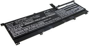 Kompatibelt med Dell XPS 15-9575-D1605TS, 11.4V, 6500 mAh