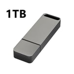 Clé USB en métal haute vitesse,clé USB,clé USB,d'origine,2 To,1 To,3.1 Go,512 - Type dark gray 1TB #A