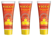 Vicco Turmeric Skin Cream Sandalwood Oil - Fairness Acne Pimples 70g Multi Pack