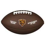 Wilson Ballon de Football Américain NFL TEAM LOGO, Taille officielle, Cuir Composite